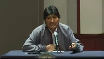 Evo Morales califica como &quot;genocidio&quot; la represi&oacute;n en Bolivia. Foto y video: AFP