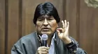 Evo Morales denuncia que desconocidos dispararon a su vehículo