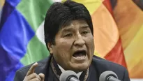 Evo Morales denuncia golpe de Estado en Bolivia y oposición pide anular elecciones. Foto y video: AFP