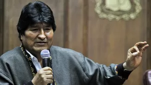 Evo Morales, expresidente de Bolivia. Foto: AFP