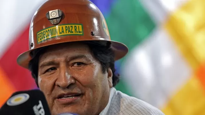 Evo Morales, expresidente de Bolivia. Foto: AFP Evo Morales, expresidente de Bolivia. Foto: AFP