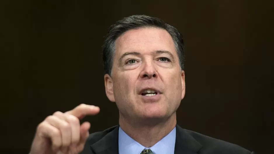 James Comey, ex director del FBI. Foto: AFP