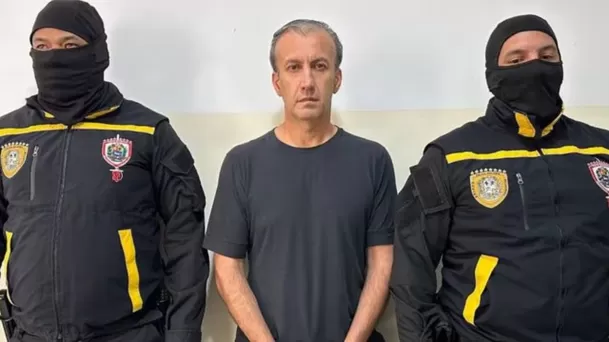 Tareck El Aissami detenido en Venezuela. Foto: El Tiempo Tareck El Aissami detenido en Venezuela. Foto: El Tiempo