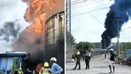 Explosión provoca incendio en refinería más grande de Ecuador