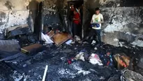 El pasado 31 de julio, unos enmascarados arrojaron botellas incendiarias por las ventada de la cada de los Dawabcheh en el pueblo de Duma. (V&iacute;a: Twitter)