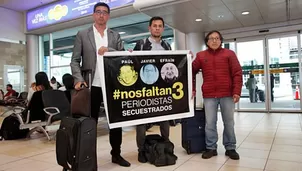 Familiares de ecuatorianos secuestrados. Foto: El Comercio (Ecuador) / Video: Canal N