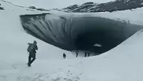 El fatídico momento en que turista brasileño muere aplastado por una roca de hielo en Ushuaia