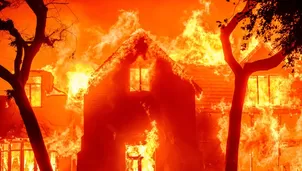 Feroz incendio arrasa Los Ángeles y deja dos muertos. Foto y Video: Canal N/Getty Images