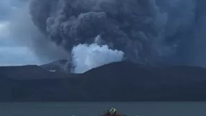 Erupción en Filipinas. Foto: AFP/Video: Canal N