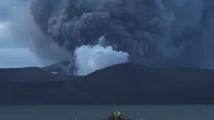 Erupción en Filipinas. Foto: AFP/Video: Canal N