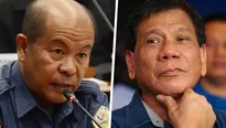 Arturo Lascañas y Rodrigo Duterte. (Vía: AFP)