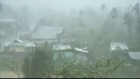 Filipinas: 16 muertos y cientos de turistas atrapados por paso del tifón Phanfone. Foto y video: AFP