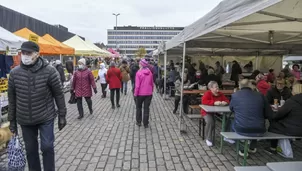 Finlandia detecta dos casos de la variante británica del coronavirus y otro de la surafricana. Foto: AFP referencial