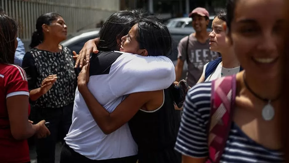 Liberación de presos en Venezuela. Foto: EFE