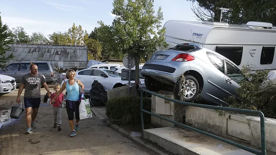 Lluvias en Francia. (V&iacute;a: AFP)