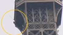 Francia: evacúan y cierran la Torre Eiffel debido a un hombre visto escalando el monumento. Foto: Canal N