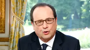 Francois Hollande, presidente de Francia. Foto: AFP.