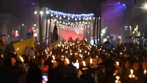 Francia: Huelga contra la reforma de pensiones llegó a 29 días, un récord histórico. Foto: AFP/Video: Canal N