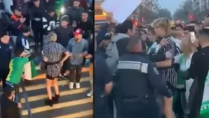 Policía de Francia investiga la agresión a una mujer transgénero que fue insultada y golpeada durante una manifestación en París. Foto: captura