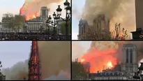 Francia: investigación preliminar descarta origen criminal en incendio de Notre Dame. Foto: AFP