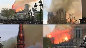 Francia: investigación preliminar descarta origen criminal en incendio de Notre Dame. Foto: AFP