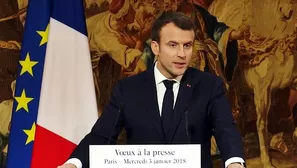 Francia: Macron anuncia una ley contra las ‘noticias falsas’. Video: AFP