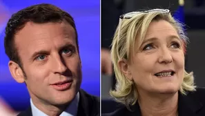 Macron y Le Pen lideran las votaciones. Foto: AFP