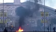 Francia: Violentos disturbios tras protestas por el costo de vida