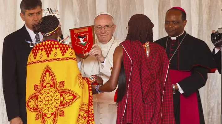 Papa Francisco en África. Foto: EFE Papa Francisco en África. Foto: EFE