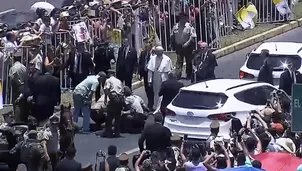 Papa Francisco en Iquique. Foto: captura de video AFP