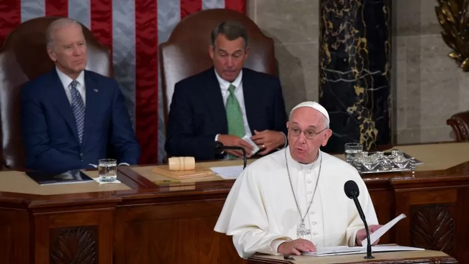   Tras su discurso ante el Congreso de los Estados Unidos partirá hacia Nueva York / Foto: AFP