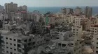 Franja de Gaza bajo escombros tras bombardeos de Israel