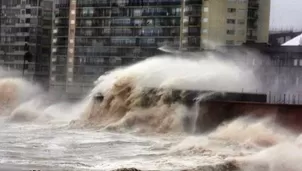 Temporal en Uruguay. Foto: EFE