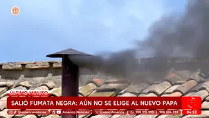 Elección del nuevo Papa: Segunda fumata negra y aún no hay sucesor de Francisco. Foto y video: América Noticias