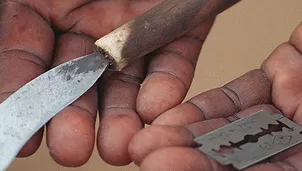 Materiales con los que se practica la ablación. (Vía: Twitter)