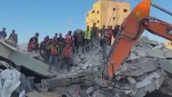 Gaza: colapsa edificio dañado por guerra y deja 20 muertos