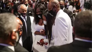 George Floyd: Su familia y amigos lo despiden en funeral en Houston. Foto: AFP