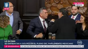 Pelea con golpes y amenazas en el Senado mexicano
