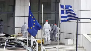 Grecia: bomba estalló frente a un tribunal en Atenas. Video: AFP