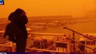 Grecia: tormenta de polvo afectó Creta y desvió vuelos