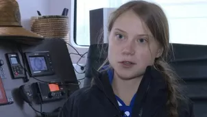 Greta Thunberg, activista ambiental. Foto y video: AFP