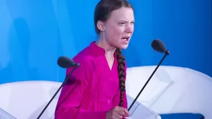 Greta Thunberg acusó a los líderes mundiales de traicionar a su generación en la ONU. Foto y video: AFP