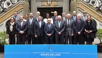 Grupo de Lima. Foto: AFP