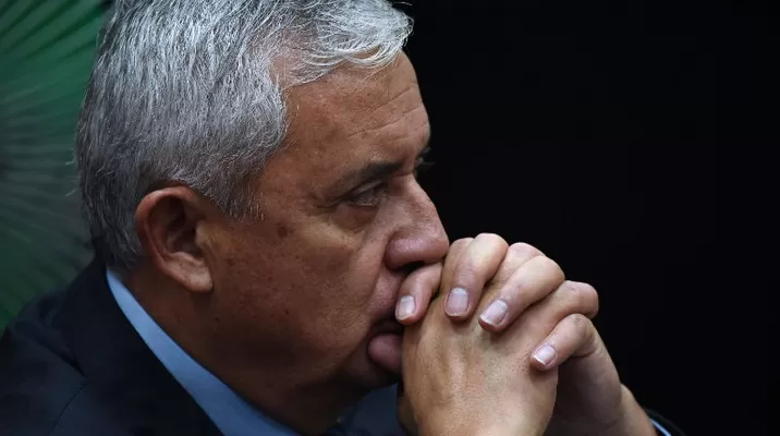 Expresidente de Guatemala Otto Pérez. (Vía: AFP) Expresidente de Guatemala Otto Pérez. (Vía: AFP)