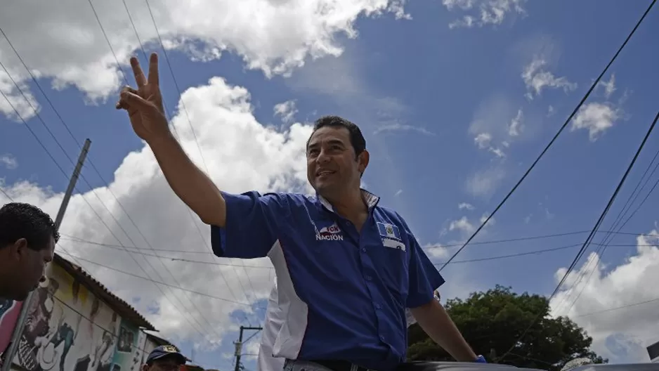 Jimmy Morales. (V&iacute;a: AFP)