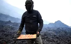 Guatemala: Hornean pizza sobre la lava que brota del volcán Pacaya - Noticias de brad-pizza