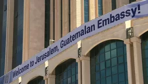 Guatemala inauguró su embajada en Jerusalén. Video: AFP