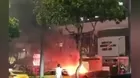 Guayaquil: Explosión de auto dejó un muerto y dos heridos