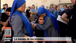 La batalla de los túneles en la guerra de Israel y Hamás. Foto y video: Cuarto Poder