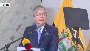 Guillermo Lasso, presidente de Ecuador. Foto y video: Canal N